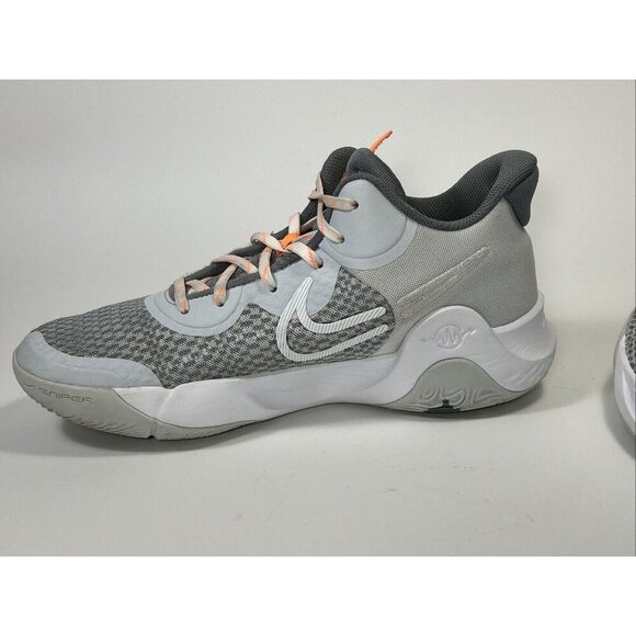 Nike Shoes KD Trey 5 lX Mens 8.5 Pure Platinum Basketball Athletic Sneakers - Picture 7 of 10